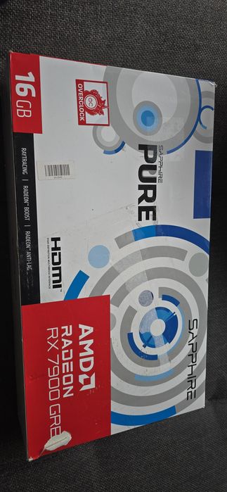 Vandut Placa Video Sapphire Pure Noua RX 7900 GRE 16Gb White Gaming Oc