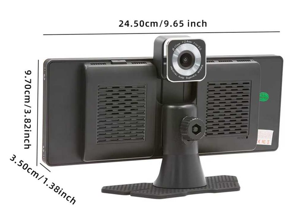 Navigatie universala ecran de 10,26 inch cu Carplay si Android auto + camera DVR fata/spate 4K
