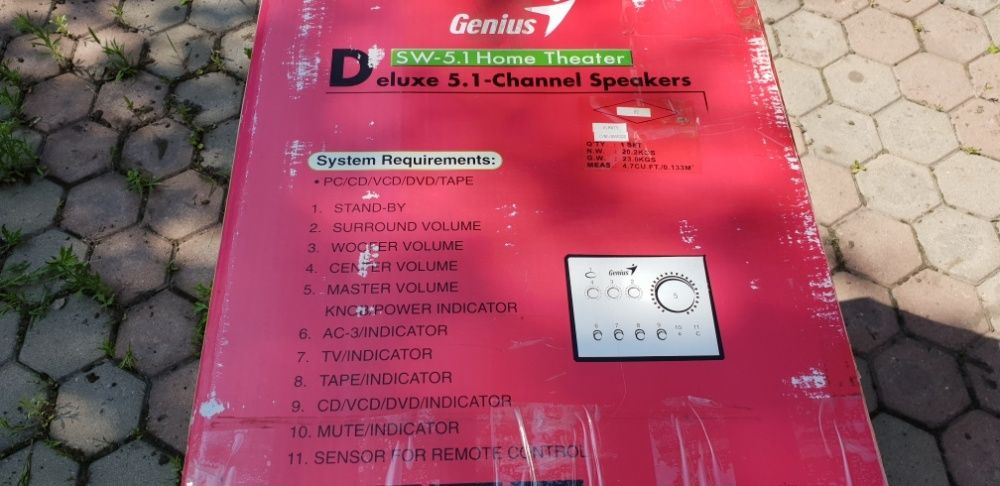 Сабвуфер и колонки