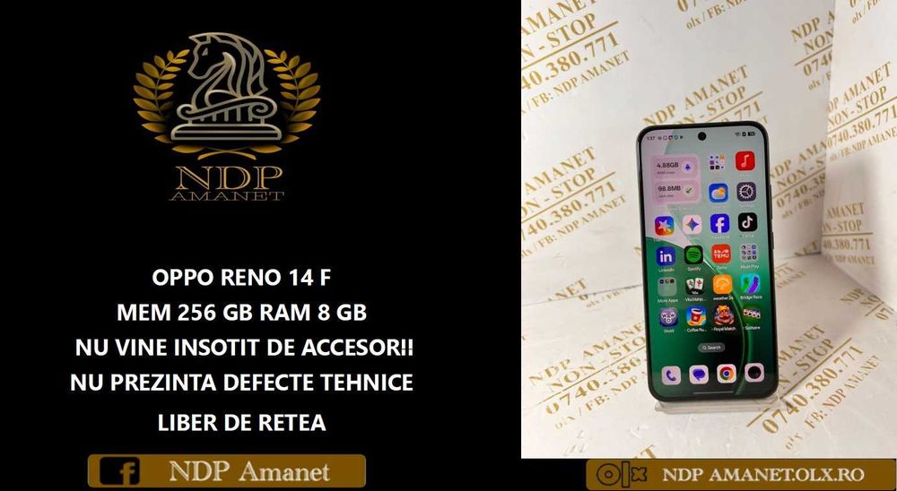 NDP Amanet Calea Mosilor 298  OPPO RENO 14 F (48008)