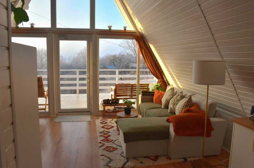 Casa A-Frame intre munte, pe termen lung