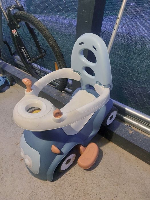 Masinuta ride-on Smoby 3 in 1 cu maner