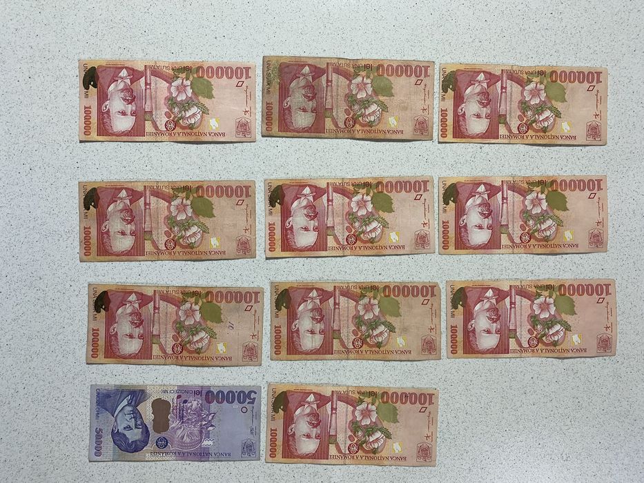 11 Bacnote LEI vechi din 1998