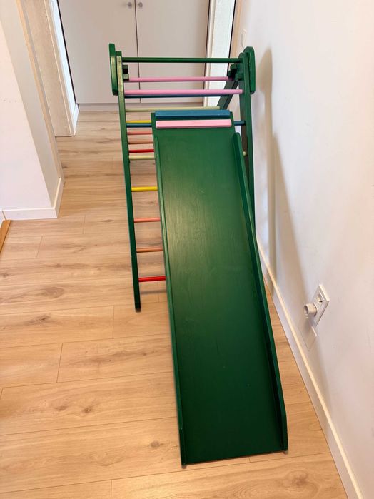 Set de cățărat Pikler XL – 5 în 1 din lemn masiv - stare foarte bună