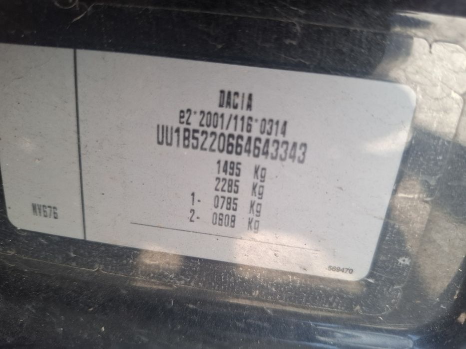 Vând motor 1.0sce stare perfecta Dacia Sandero  999Sce