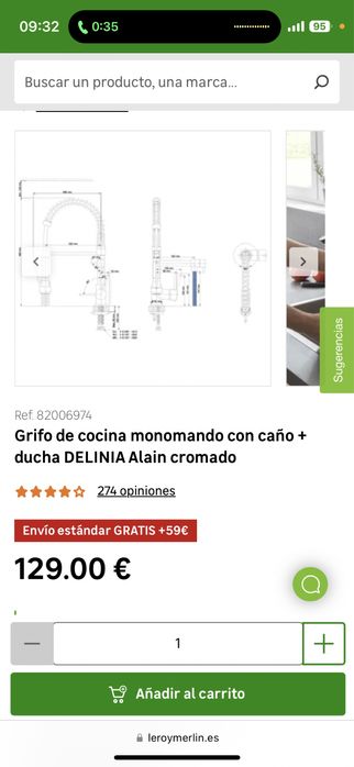 Baterie bucatarie delinia