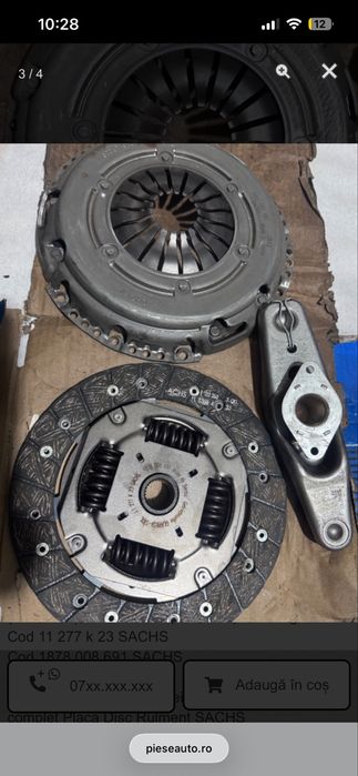 Kit ambreiaj SACHS 3082 002 460 pentru AUDI A1 (8X1, 8XK) IBIZA  Rapid