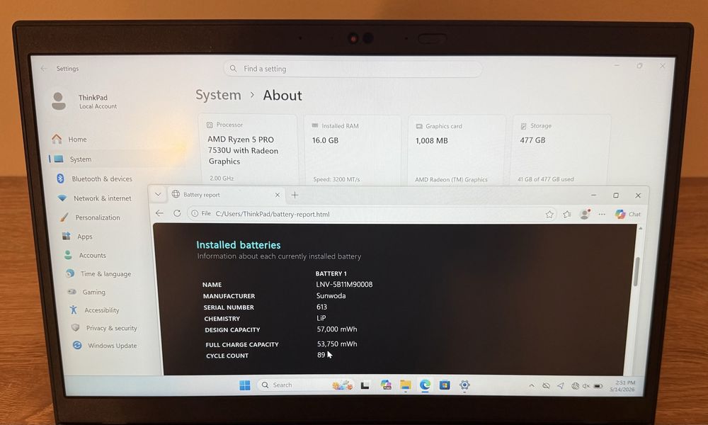 Laptop Lenovo L14 Gen4 512GB 16GB AMD Ryzen LTE 4G 14,2” inch !