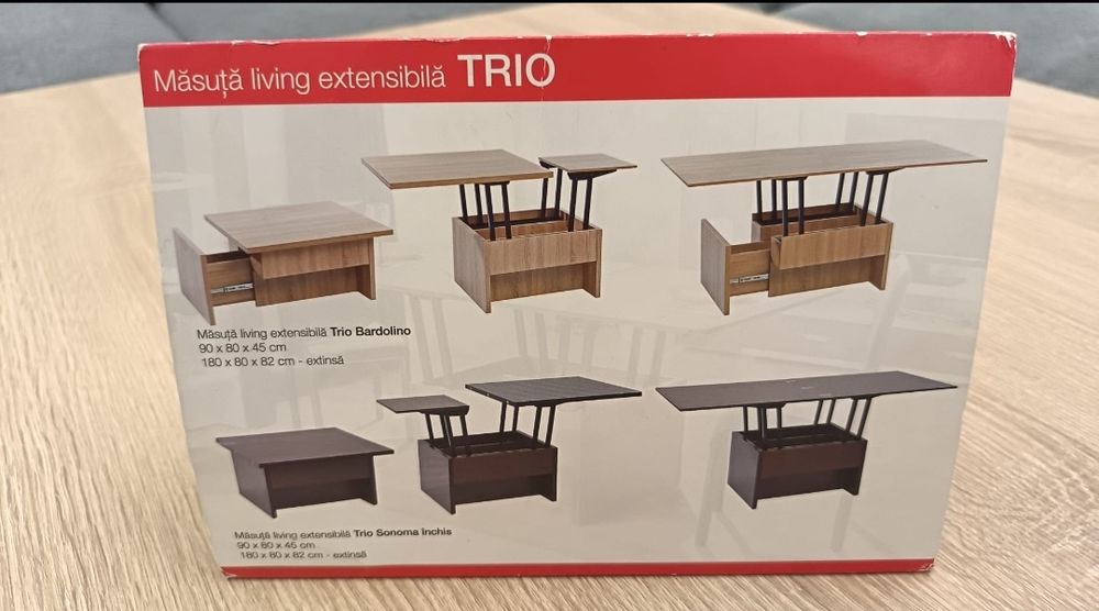 Masuta cafea extensibila