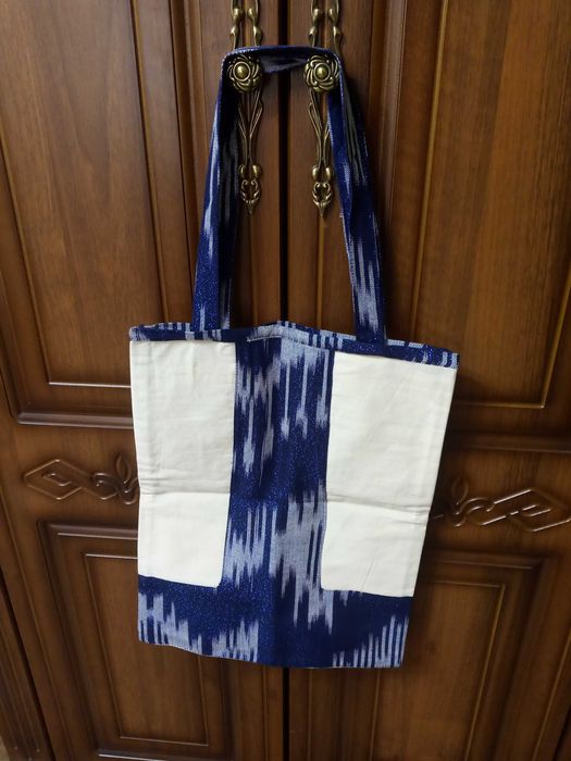 Новая подарочная тканевая сумка в стиле Икат