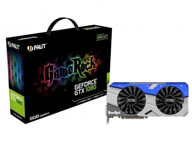 Видеокарта Palit GeForce GTX 1080 8GB GameRock Premium 12 м. Гаранция