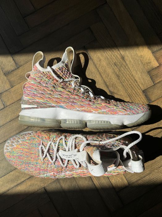 Nike Lebron 15 fruitty pebbles,45