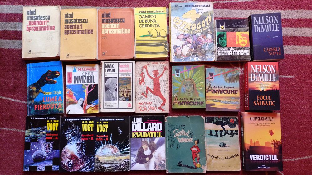 Hagi michael connelly karl may ronnie o'sullivan vlad musatescu conan doyle nelson demille leonard mlodinow thomas metzinger grigore cartianu