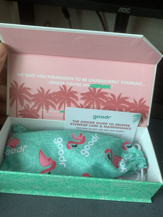 Слънчеви очила Goodr – оригинални, с кутия и калъф