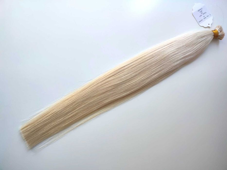 Кератинови кичури с двойна плътност/супер качество, ярко руси, по 60см