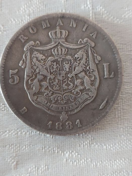 Moneda argint 1881
