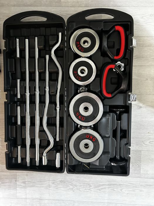 Гантель набор вес 55 кг