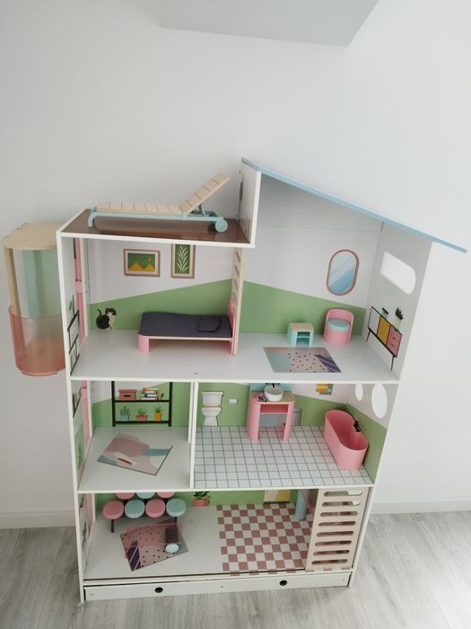 Casa de papusi din lemn XXL