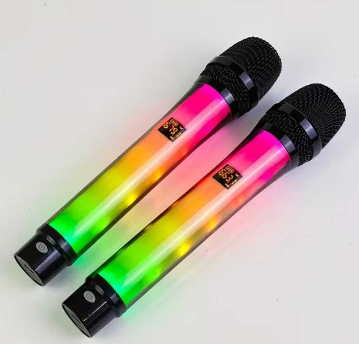 Вокальный безпроводной RGB Микрофон