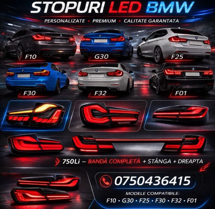 Stopuri BMW F25 X3 F10 F30 G30 F01 F36 Seria 3 4 5 7 Livrare Gratuita