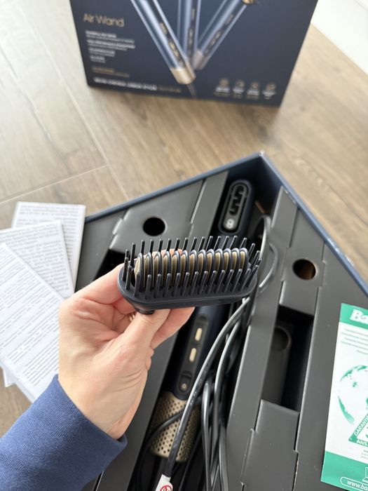 Perie cu aer cald Babyliss Airwand all in 1 + 2 accesorii