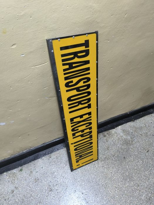 Placa semnalizare transport agabaritic