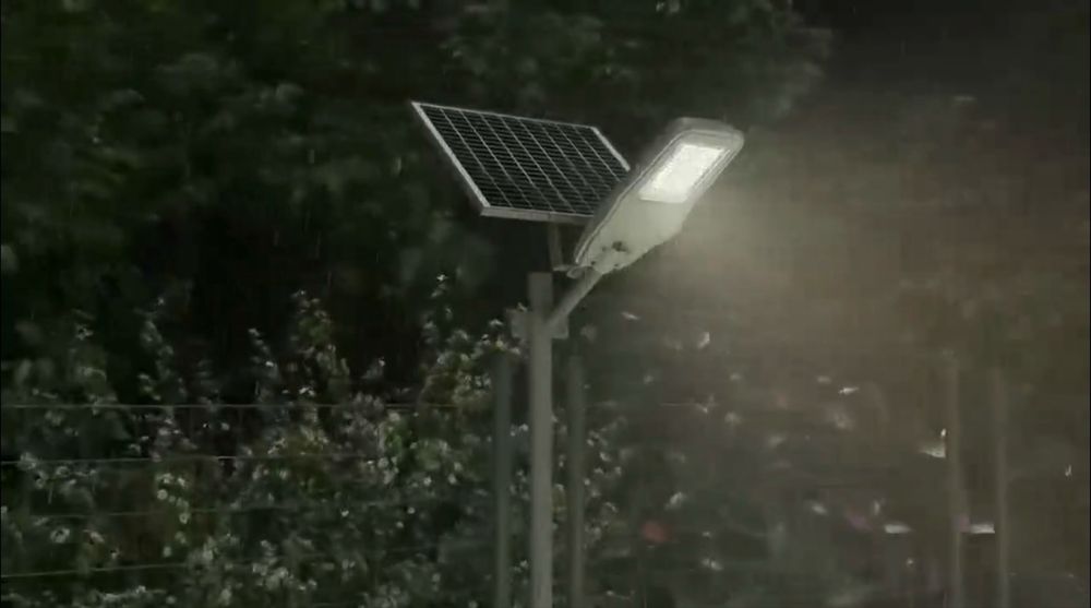 Уличный LED солнечный фонари, садовая лампа с панелью