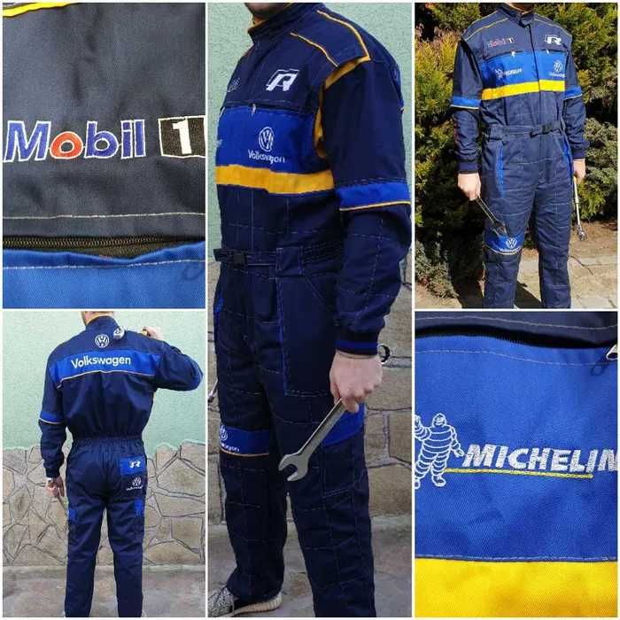 Сервизно работно облекло гащеризон костюм за работа полугащеризон яке