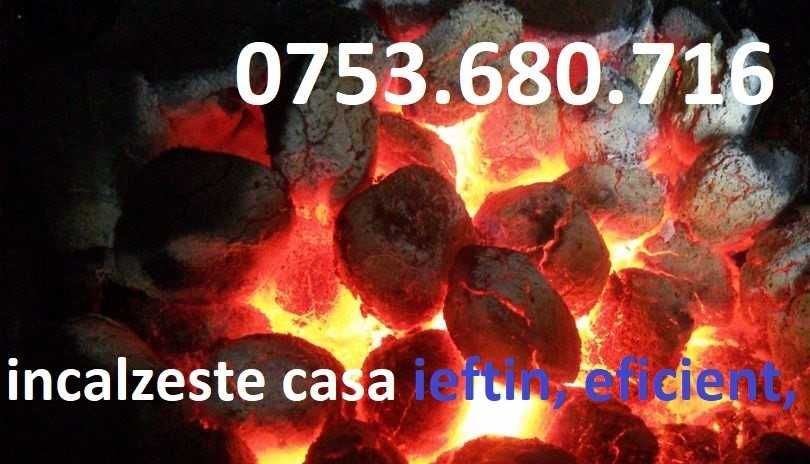 Brichete tip cocs Carbune /carbuni  Calitate NU LEMNE