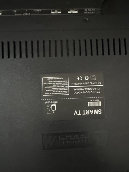 Смарт тв, экран разбит.