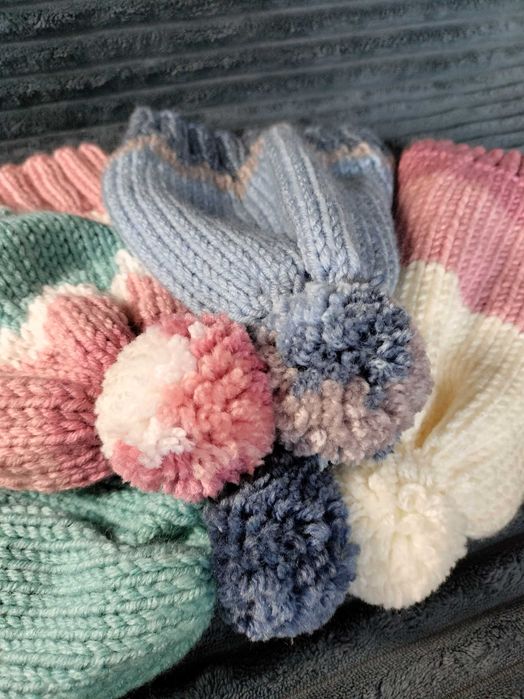 Оригинальные детские шапки вязаные