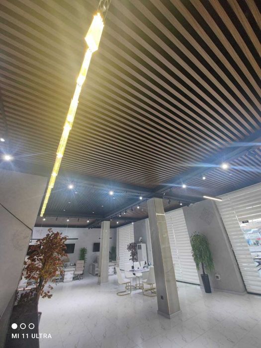 РЕЕЧНИ | РЕЕЧНЫЙ потолок | РЕЙЧНИ современный звукопоглащающий | Рейка