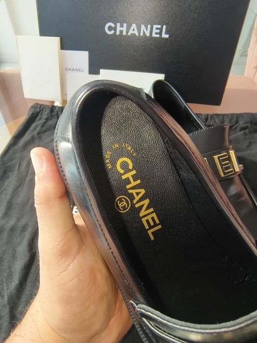 Pantofi Chanel 37.5, piele naturala vițel, autentici
