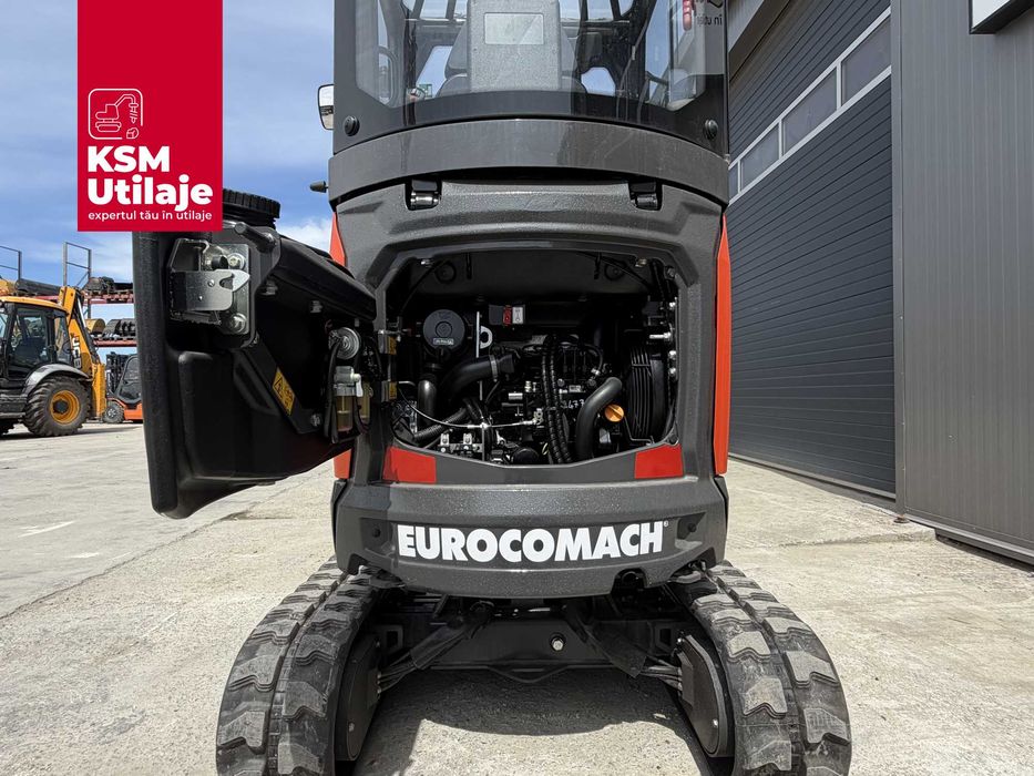 Mini Excavator Eurocomach 15ZT (1.8t) | Coadă Zero, Ecartament Variabil, Hidraulică Bosch Rexroth | Utilaj Nou, Leasing B2B KSM Utilaje