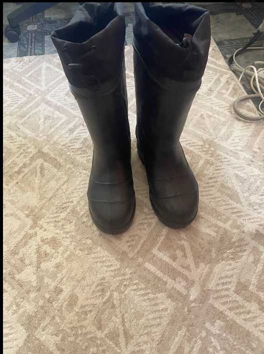 Мужские утепленные резиновые сапоги для рыбалки, охоты или работы