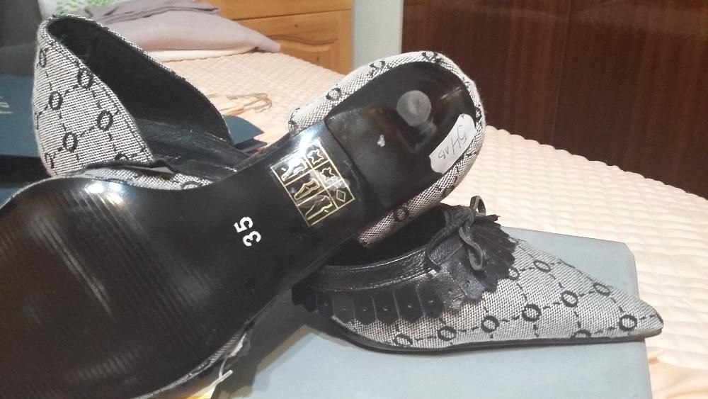 Обувки № 35 ! ЕСТЕСТВЕНА Кожа "Bari Group"! НОВИ с Етикет!