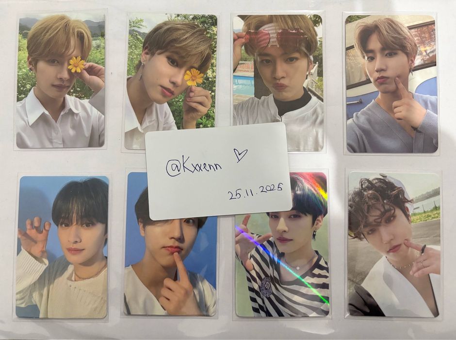официальные карты stray kids kpop