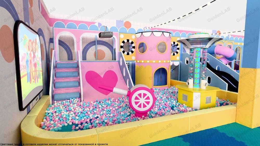 Детский лабиринт, детский игровой парк.