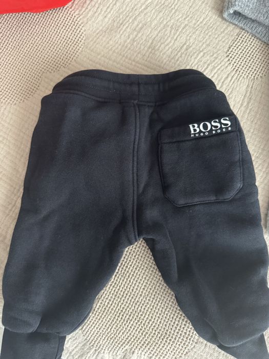 Boss baby плътен панталлн - 3-6месеца (памук)