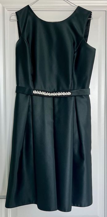 Rochie tafta verde petrol