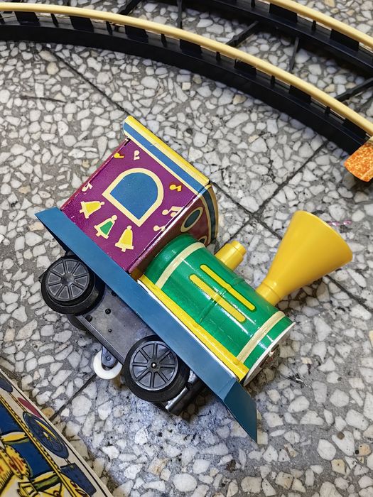 Стара играчка "музикална железница" СССР