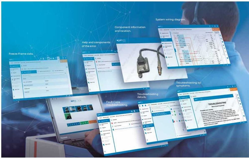 Jaltest CV: Универсальный диагностический сканер для грузовиков
