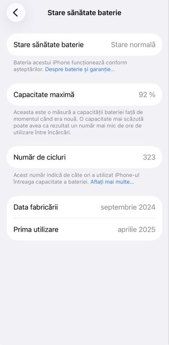Iphone 16 pro 128 gb Emag garantie