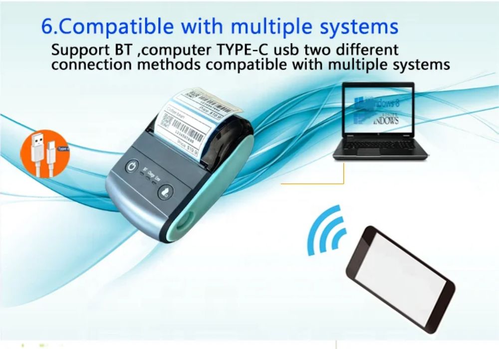 Ценник принтер самоклейка