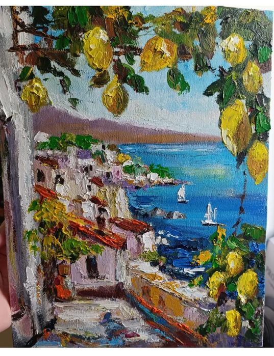 Картина.Лимоны.Масло/холст