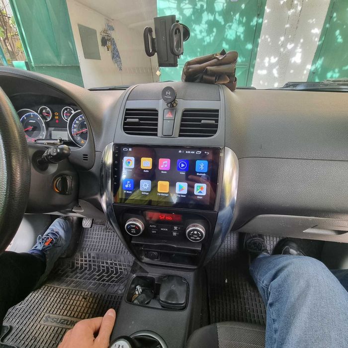 Navigatie Android Suzuki SX4 2005-2013 WiFi Waze YouTube GPS USB