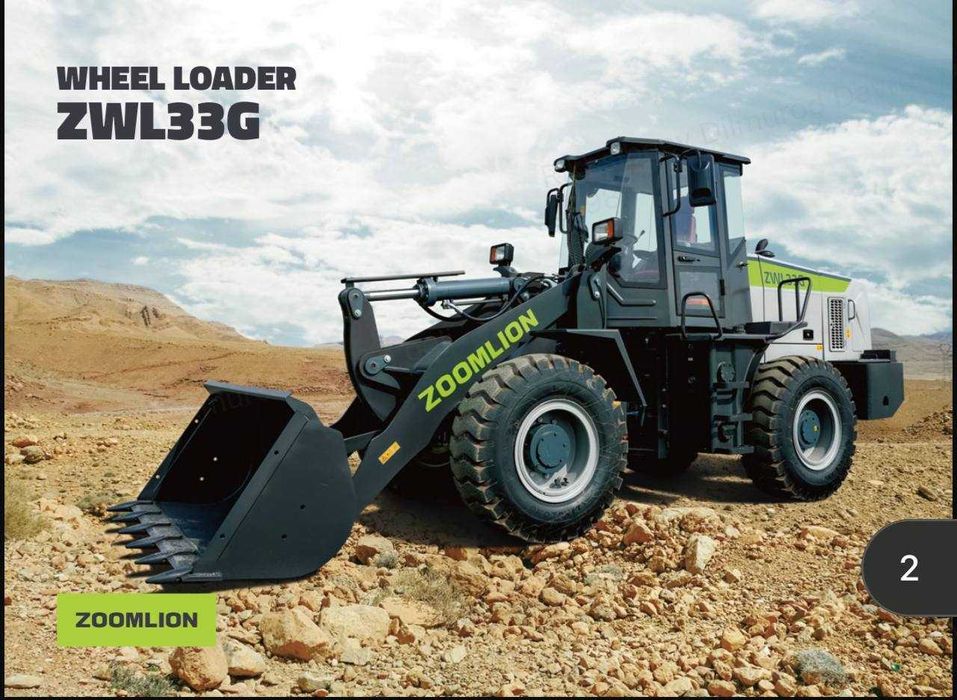 фронтальный  погрузчик  ZOOMLION ZWL33G с джойстиком