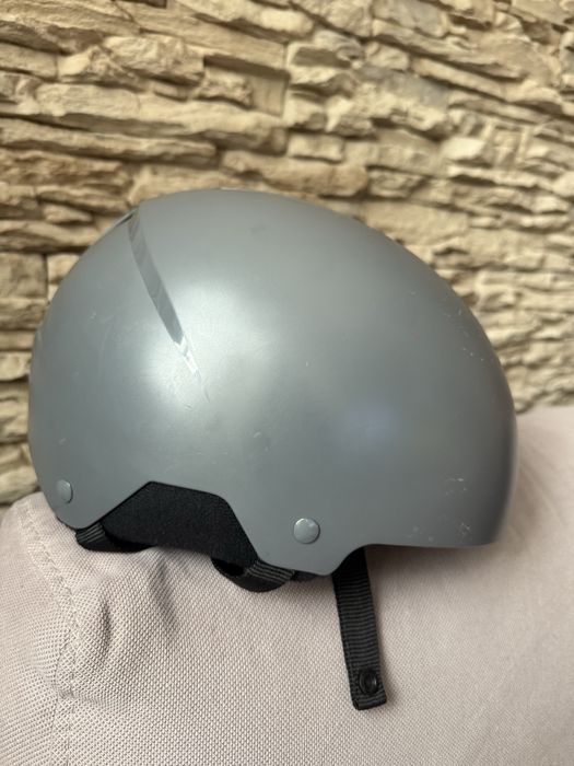 Детска ски каска H-KID 500, сива