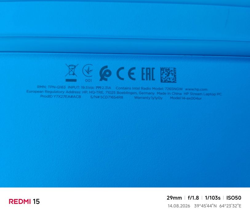 Hp stream notebook сотилади.