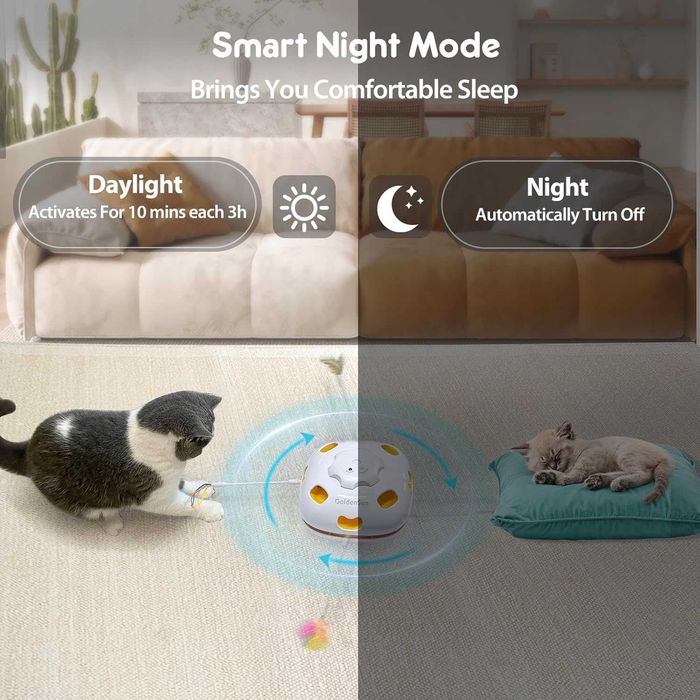 GoldenSun 4-в-1 интелигентна играчка за котки